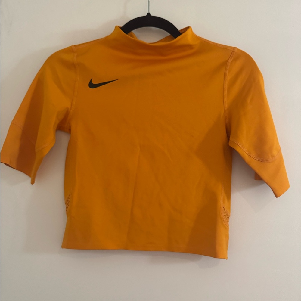Nike Air Sportswear Crop Tech Tee with Swoosh